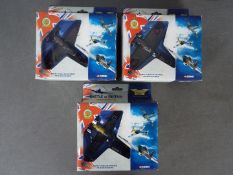 Corgi Aviation Archive - Three boxed 1:72 scale diecast model aircraft from the 'Battle of Britain