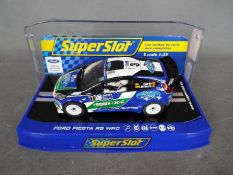 Scalextric - SuperSlot - Limited edition Ford Fiesta RS WRC Dani Sordo car.