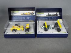 Scalextric - 2 x limited edition cars, Brabham BT26A driven by Jacky Ickx,
