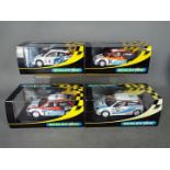 Scalextric - 4 x Ford Focus RS WRC models in different liveries including the number 5 McRae /