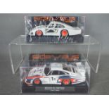 Sideways - 2 x Porsche 935/78 Moby Dick racing cars including 1978 Silverstone 6 hours car and a