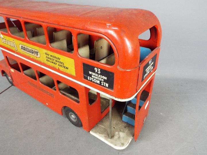 Triang - An unboxed large pressed steel Triang Routemaster Bus. - Image 3 of 5