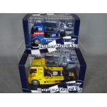 GB Track - Fly - 2 x MAN TR 1400 trucks in Shell and Webasto liveries # 08028, # 08026.