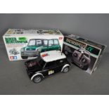 Tamiya - An assembled and boxed vintage Tamiya #58149 1:10 scale R/C Rover Mini Cooper FWD Racing