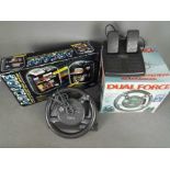 Dual Force - Arcade - Boxed Dual Force Gamester steering wheel for the Playstation and Arcade video