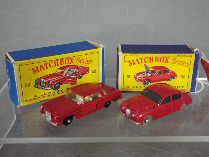 Matchbox, Lesney - Two boxed diecast model vehicles by Matchbox.