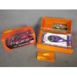 Slot-it - 2 x Jaguar XJR12 Le Mans slot cars including a pink Silk Cut liveried car and a limited