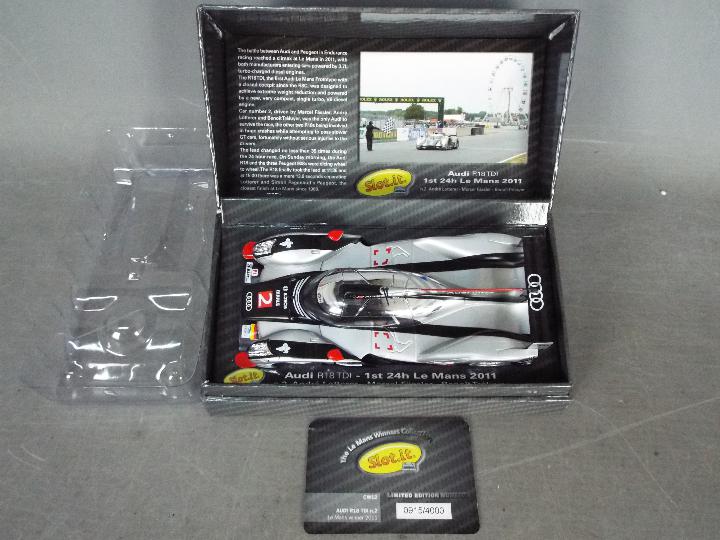 Slot-it - A limited edition Audi R18 TDI Le Mans car from 2011.