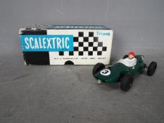 Scalextric - A boxed vintage 1960s Cooper in British Racing Green. # C.58.