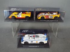 Flyslot - 3 x Porsche 908 models, 908 Flunder LH, 908/2 1970 Sebring car,
