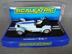 Scalextric - NSCC - Limited edition Caterham 7 NSCC 2013 car. # C3439.