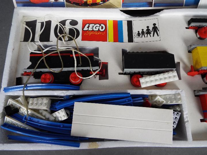 LEGO - A boxed vintage Lego #116 Starter Train Set with Motor. - Image 3 of 5