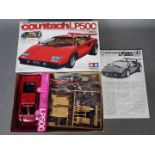 Tamiya - A boxed vintage 1982 Tamiya 1:24 scale motorised 'Sports Car Series #6' Lamborghini