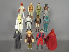 Star Wars, Kenner, Hasbro, LFL, CPG, GMFGI - A platoon of 12 loose vintage Star Wars figures.