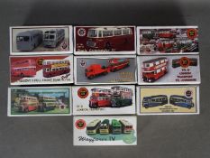 Little Bus Company - A group of 10 x resin bus model kits in 1:76 scale including # C2C Leyland Cub,
