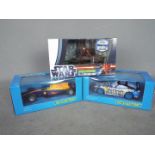 Scalextric - Star Wars - 3 x vehicles, a Star Wars 74-Z Speeder Bike, Team GT Zombie Comic Book car,