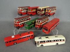 Pirate Models, Anbrico, Westward - A fleet of 10 unboxed kitbuilt white metal model buses.