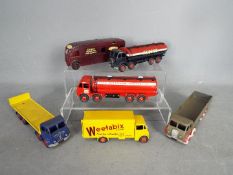 Dinky Toys - Six restored / repainted and unboxed Dinky Toy commercial vehicles.