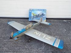 Revell, Other - A circa 1980's kit built model RC plane with petrol engine.