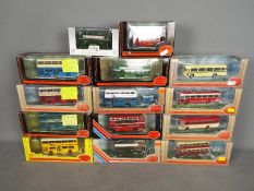 EFE - A collection of 14 boxed diecast 1:76 scale model buses from EFE.