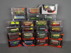 EFE - A group of 22 x boxed bus models in 1:76 scale including # 15627A Delaine AEC Routemaster,