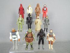 Star Wars, Kenner, Hasbro, LFL, CPG, GMFGI - A regiment of 12 loose vintage Star Wars figures.