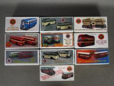 Little Bus Company - A collection of 10 x 1:76 scale resin bus model kits including # WIL4 Leyland