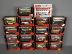 EFE - Dinky - A collection of 18 x boxed bus models in 1:76 scale including # 18304 Yorkshire