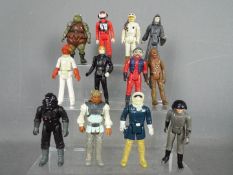 Star Wars, Kenner, Hasbro, LFL, CPG, GMFGI - A draught of 12 loose vintage Star Wars figures.