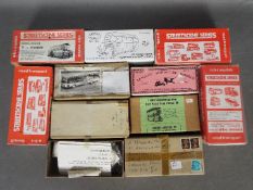 Langley Miniatures - Brackenborough - A collection of 10 x white metal bus model kits in 1:76 scale