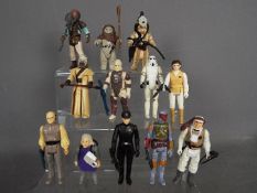 Star Wars, Kenner, Hasbro, LFL, CPG, GMFGI - A force of 12 loose vintage Star Wars figures,