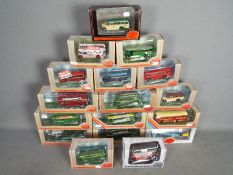 EFE - A fleet of 17 boxed diecast 1:76 scale model buses and commercial vehicles from EFE.