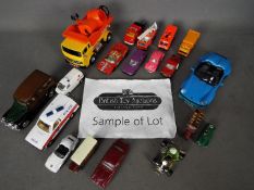 Matchbox - Siku - Majorette - A collection of over 80 play worn vehicles in various scales