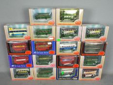 EFE - A fleet of 18 x boxed 1:76 scale bus models including # 10110DL AEC RT,