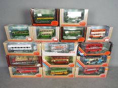 EFE - A boxed group of 15 diecast model buses and commercial vehicles by EFE.