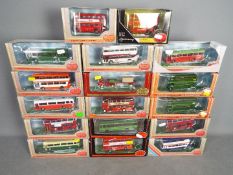 EFE - A flotilla of 17 boxed diecast 1:76 scale model buses and commercial vehicles from EFE.