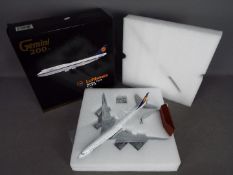 Gemini 200 - A Boeing 747-8 in 1:200 scale in Lufthansa livery with registration number D-ABYT.