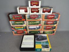 EFE - A boxed group of 16 diecast model buses plus a boxed set by EFE.
