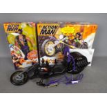 Action Man - Hasbro - A Dr X figure and Dr X Chopper Moto. # 89518176, # 89512176.