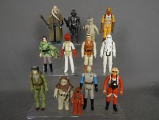 Star Wars, Kenner, Hasbro, LFL, CPG, GMFGI - A band of 12 loose vintage Star Wars figures,