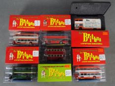 Britbus, ABC Models - A fleet of six boxed diecast model buses in 1:76 scale.