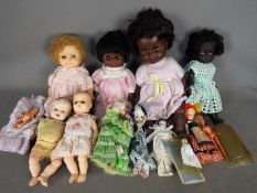 Roddy, Rosebud, Chiltern, Others - A collection of vintage mainly plastic dolls,