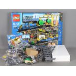 Lego - A boxed Lego City railway set # 60052.