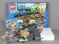 Lego - A boxed Lego City railway set # 60052.