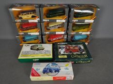 Corgi - A collection of 12 x boxed bus and truck models including limited edition # D949/24