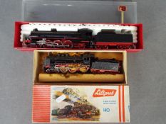 Liliput, Rivarossi - Two boxed HO gauge Continental steam locomotives and tenders.