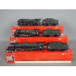 Jouef - Three boxed HO SNCF steam locomotives and tenders by Jouef.