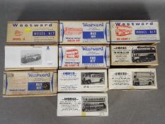 Westward - Pirate Models - Anbrico - A collection of 10 x boxed 1:76 scale white metal bus model