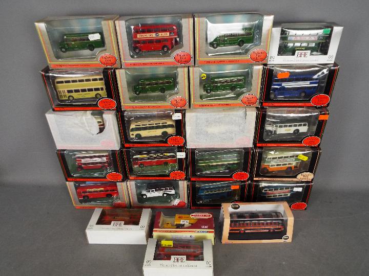 EFE - Corgi - Oxford - A collection of 24 x boxed bus and truck models in 1:76 scale including