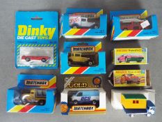 Matchbox, Dinky Toys - Nine boxed / carded diecast model vehicles.
